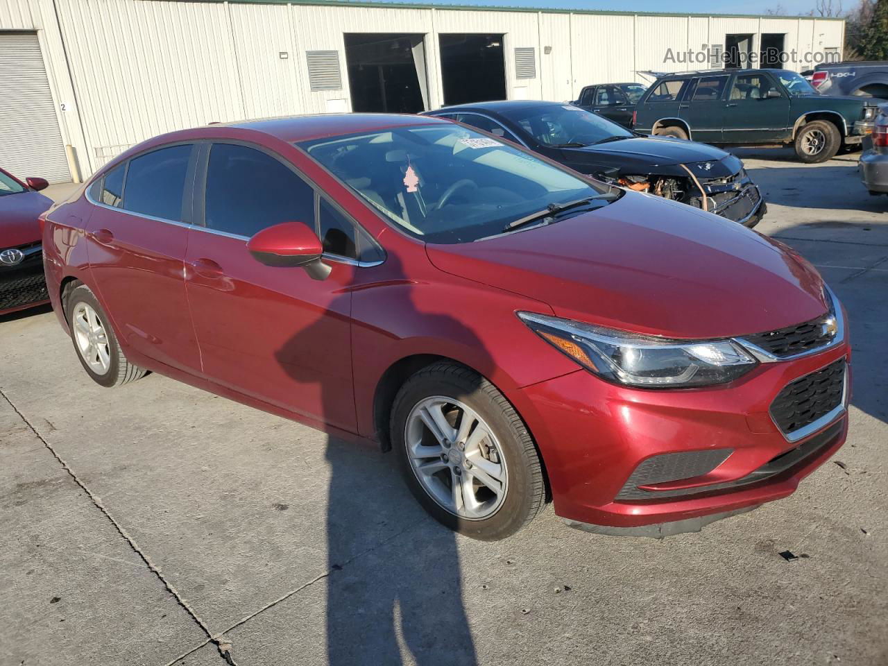 2017 Chevrolet Cruze Lt Burgundy vin: 1G1BE5SM0H7184178