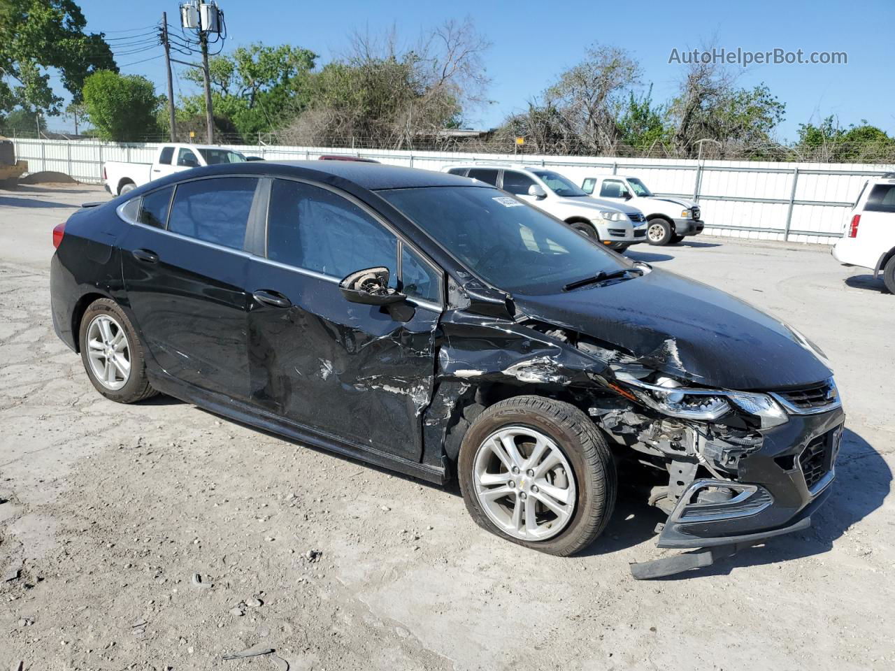 2017 Chevrolet Cruze Lt Черный vin: 1G1BE5SM0H7187758