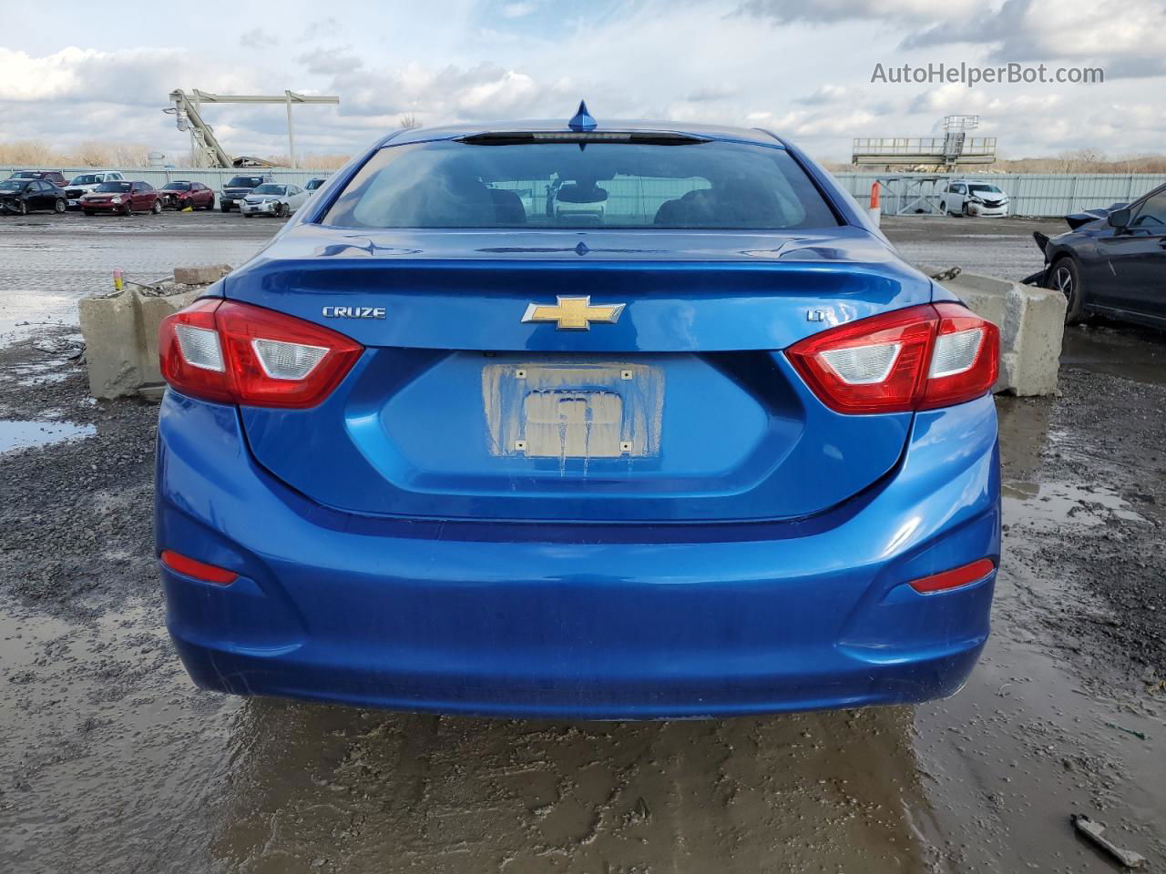 2017 Chevrolet Cruze Lt Blue vin: 1G1BE5SM0H7195102