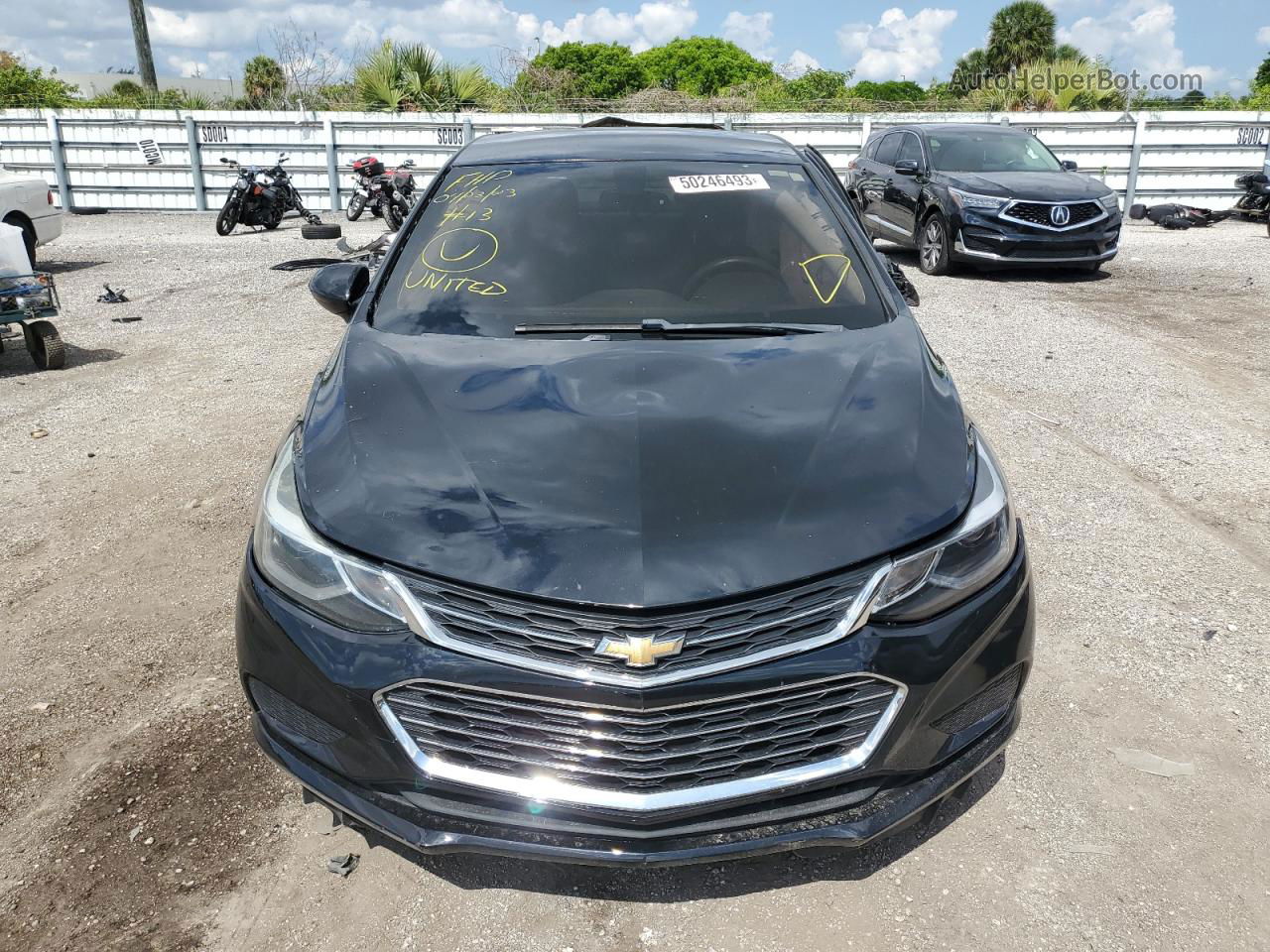 2017 Chevrolet Cruze Lt Черный vin: 1G1BE5SM0H7203389