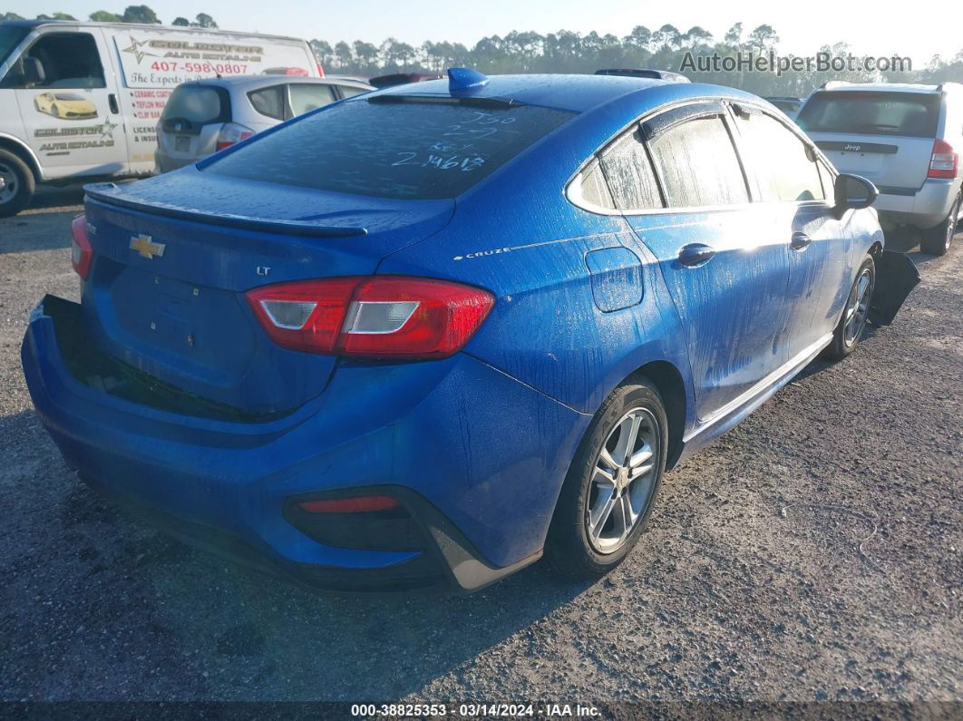 2017 Chevrolet Cruze Lt Auto Blue vin: 1G1BE5SM0H7214618