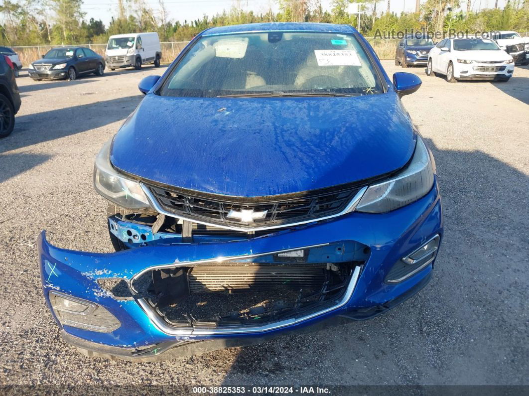 2017 Chevrolet Cruze Lt Auto Blue vin: 1G1BE5SM0H7214618