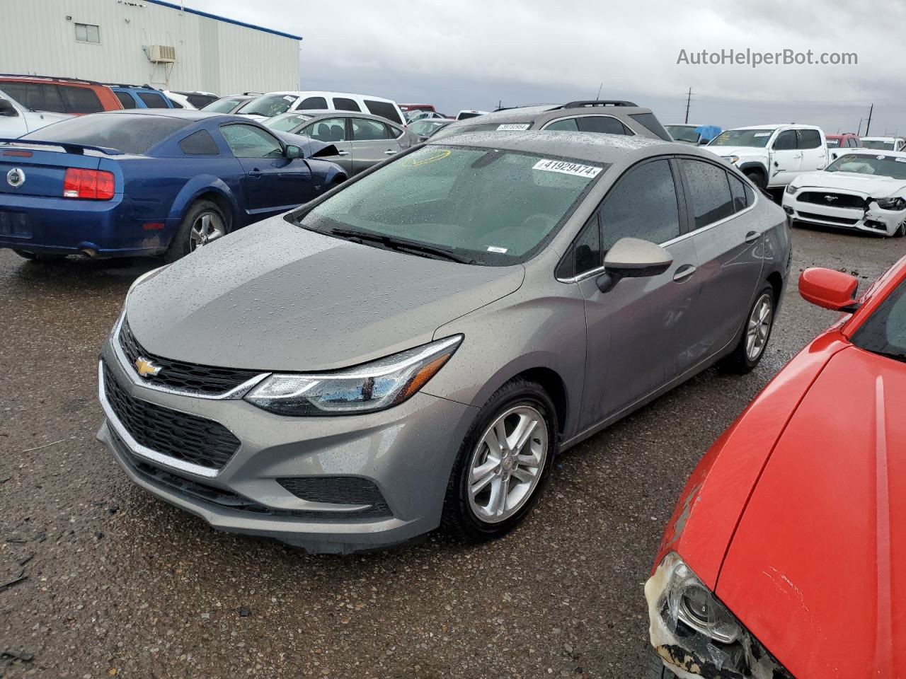 2017 Chevrolet Cruze Lt Серый vin: 1G1BE5SM0H7229829