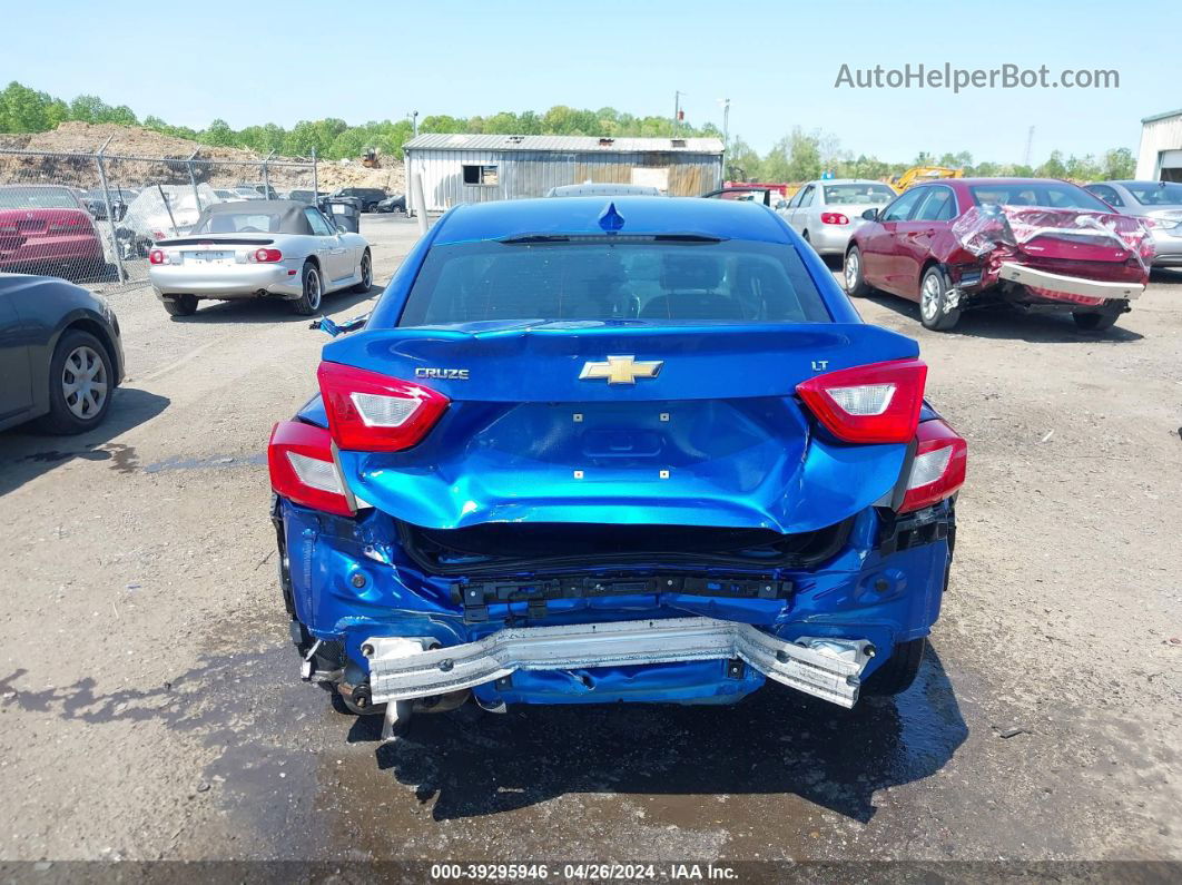 2017 Chevrolet Cruze Lt Auto Blue vin: 1G1BE5SM0H7239048