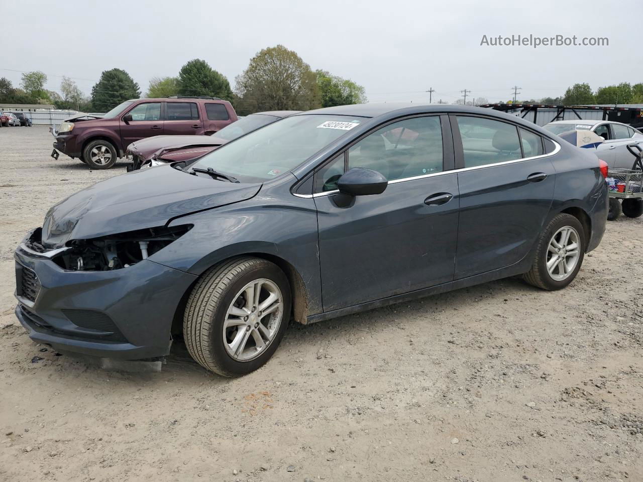 2017 Chevrolet Cruze Lt Charcoal vin: 1G1BE5SM0H7255718