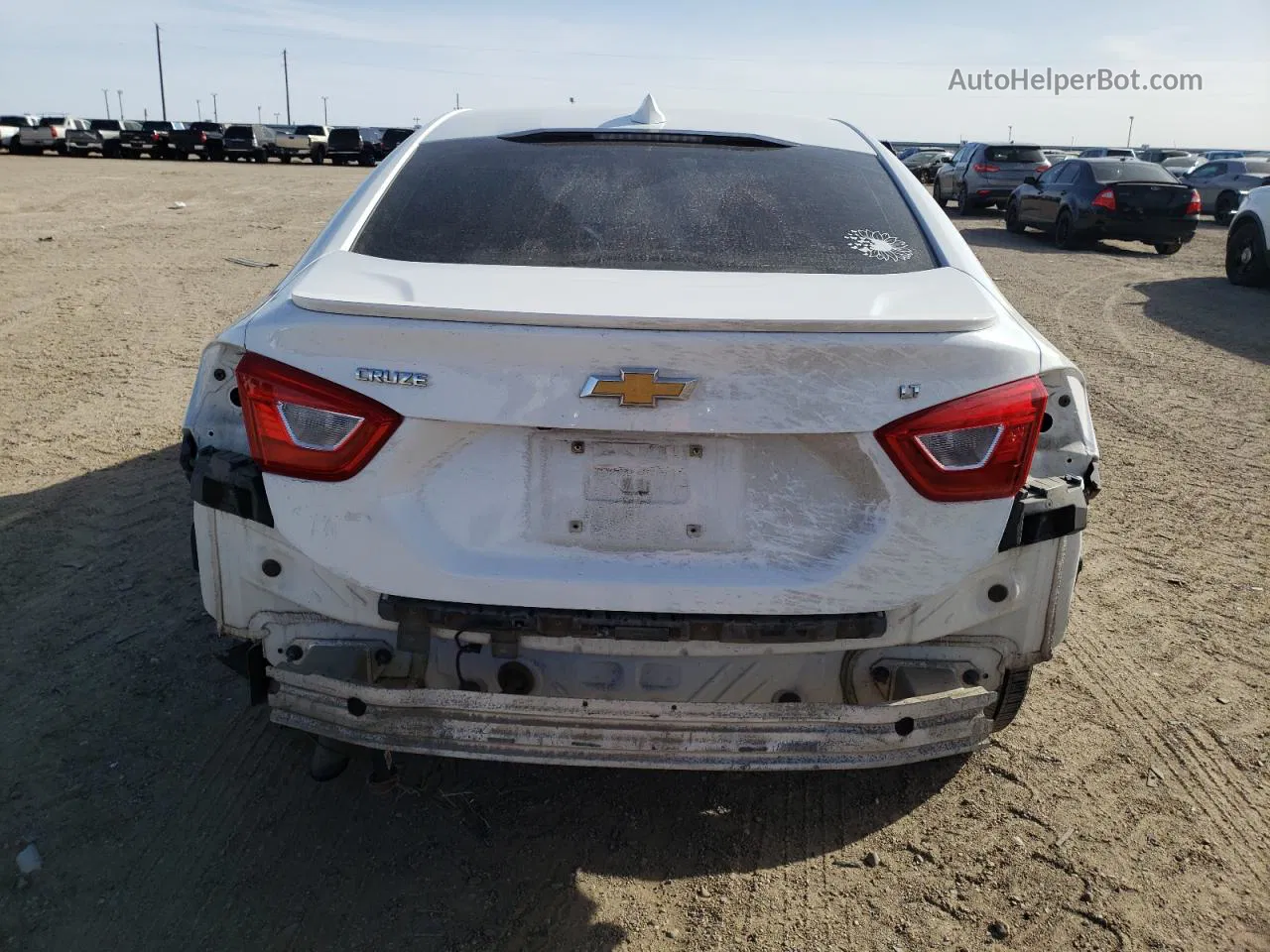 2017 Chevrolet Cruze Lt White vin: 1G1BE5SM0H7261423