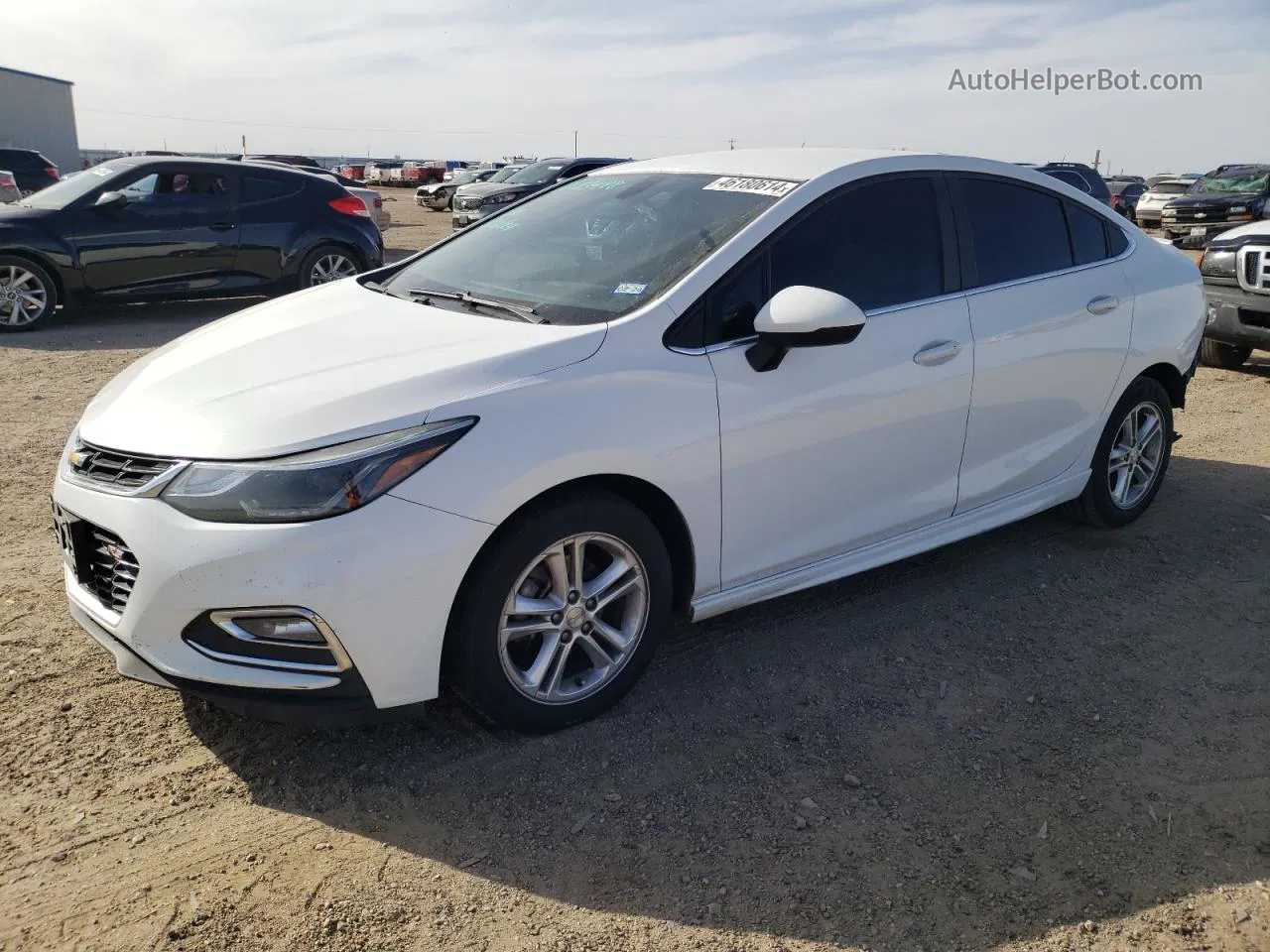 2017 Chevrolet Cruze Lt White vin: 1G1BE5SM0H7261423