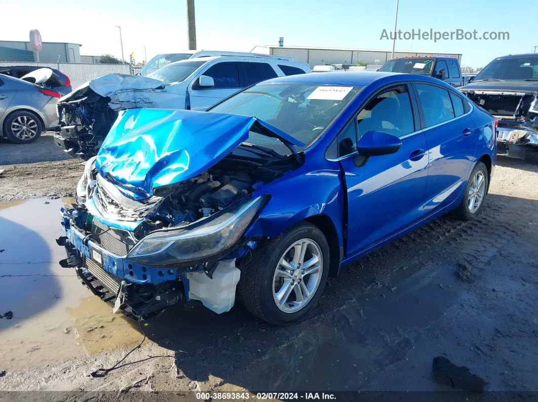 2017 Chevrolet Cruze Lt Auto Blue vin: 1G1BE5SM0H7265682