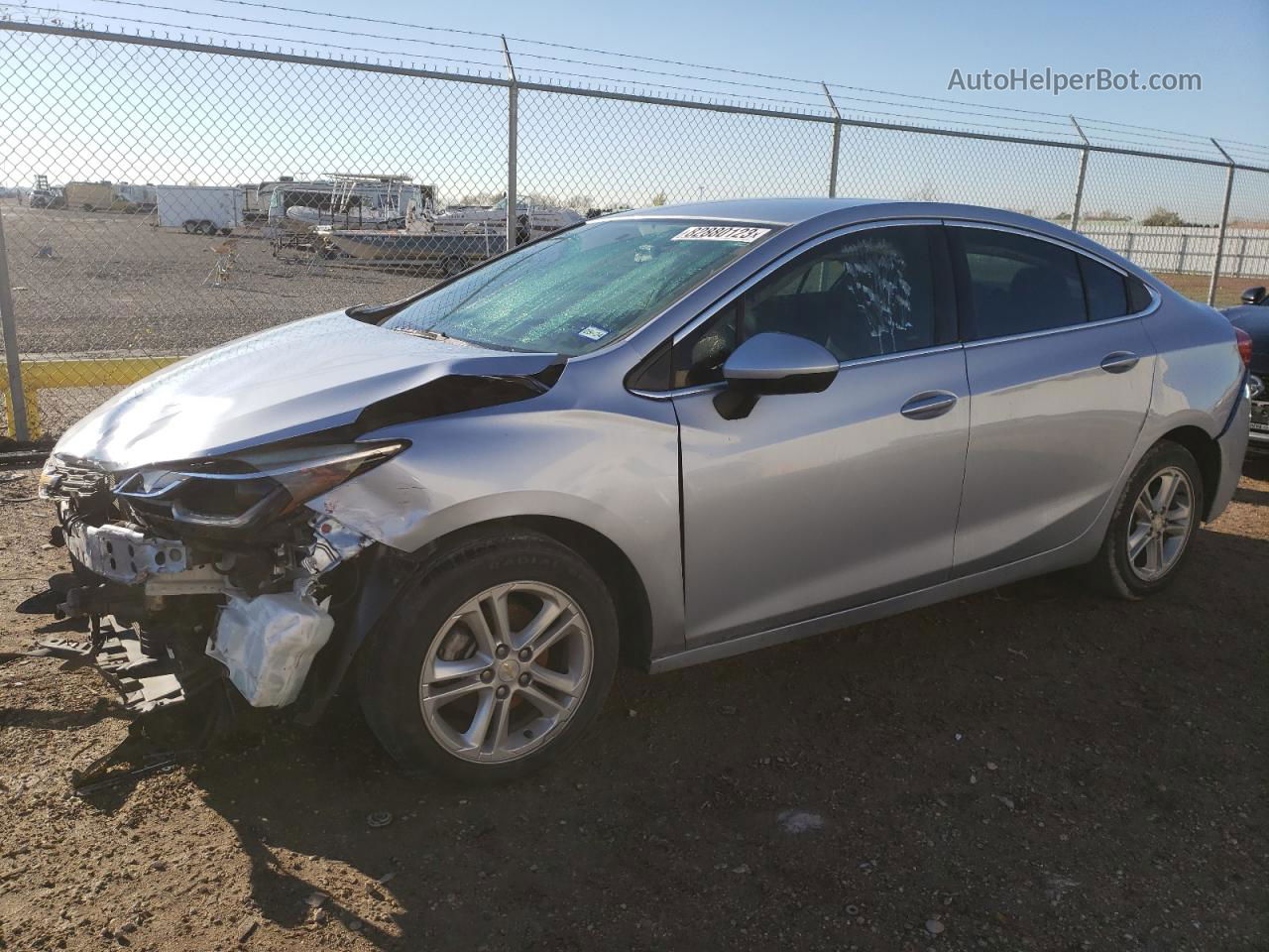 2018 Chevrolet Cruze Lt Синий vin: 1G1BE5SM0J7119188