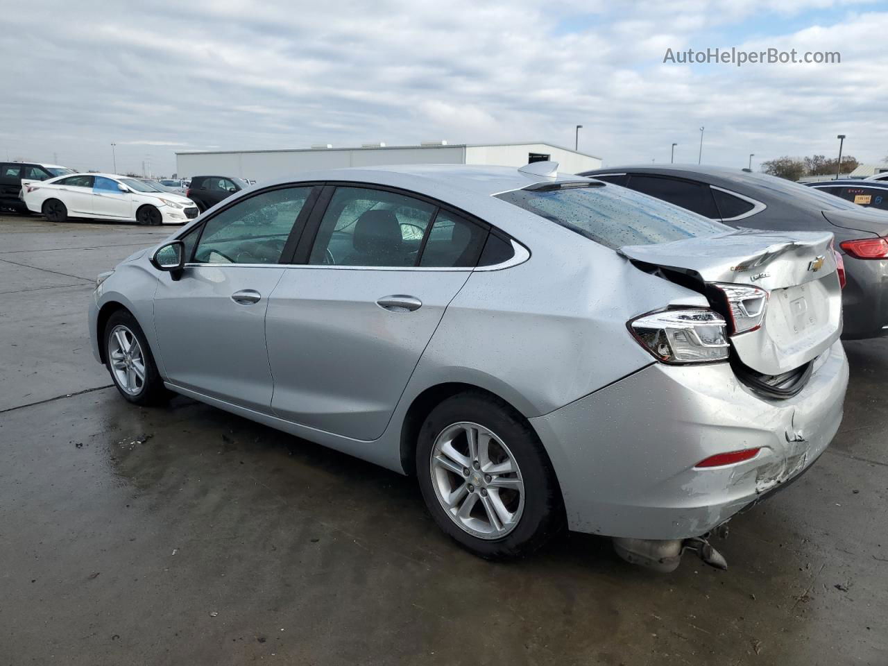 2018 Chevrolet Cruze Lt Silver vin: 1G1BE5SM0J7127341