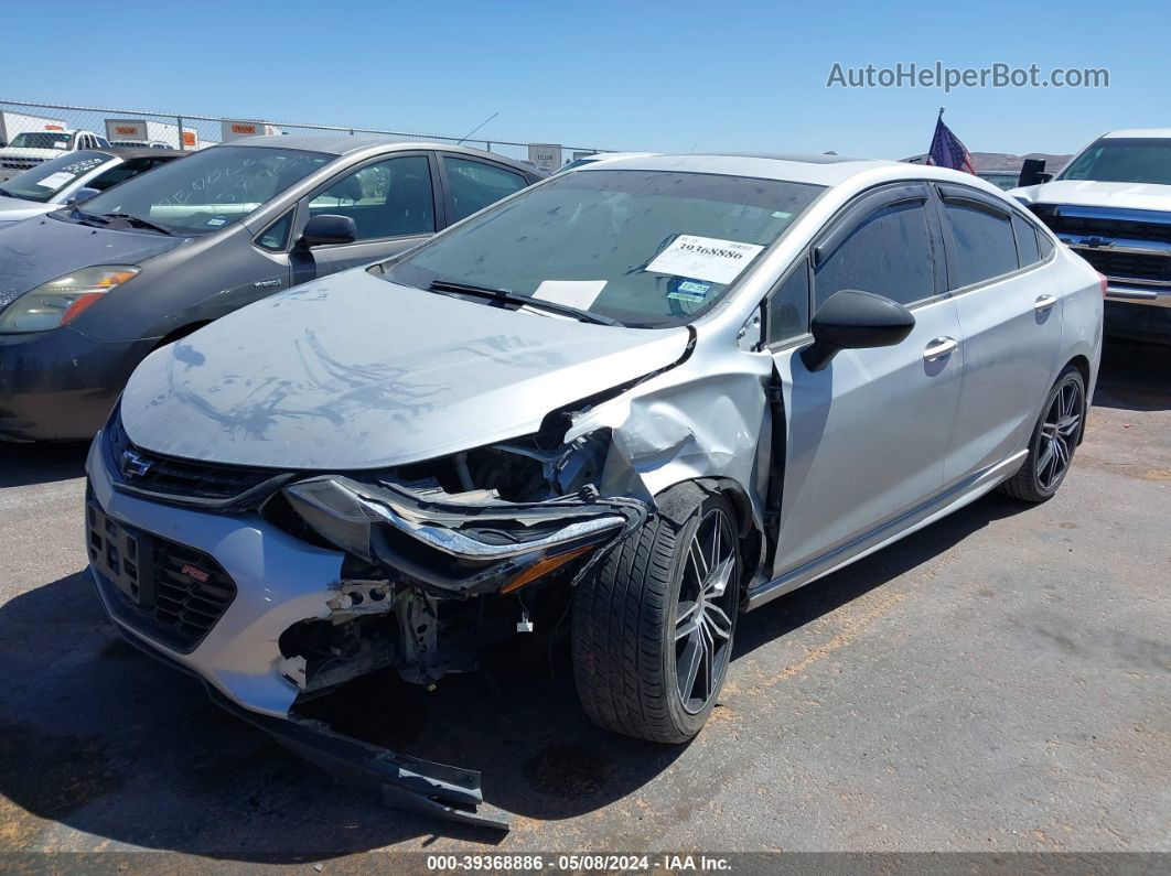 2018 Chevrolet Cruze Lt Auto Silver vin: 1G1BE5SM0J7145046