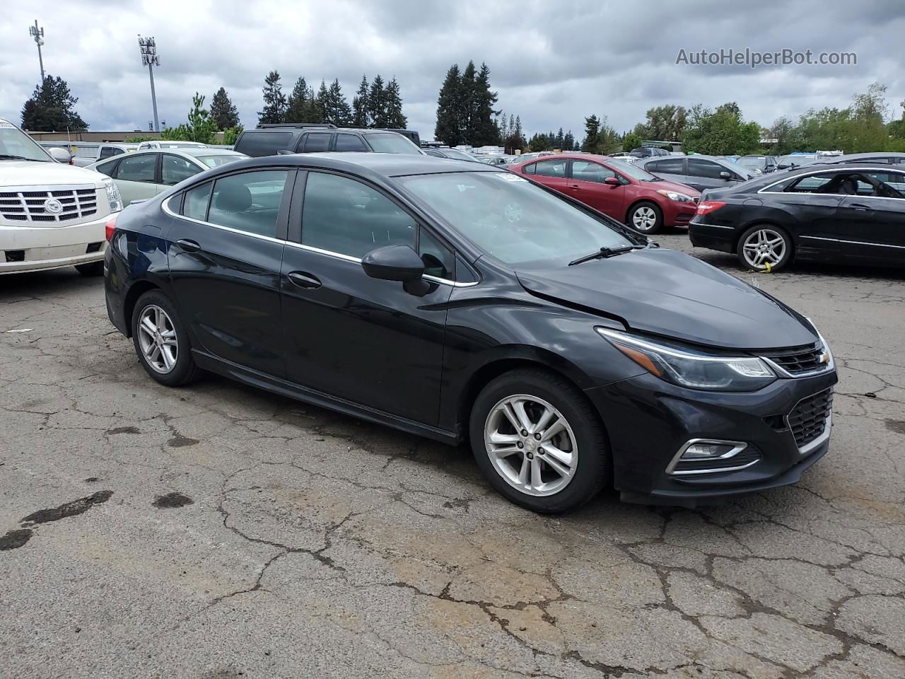 2018 Chevrolet Cruze Lt Black vin: 1G1BE5SM0J7157679