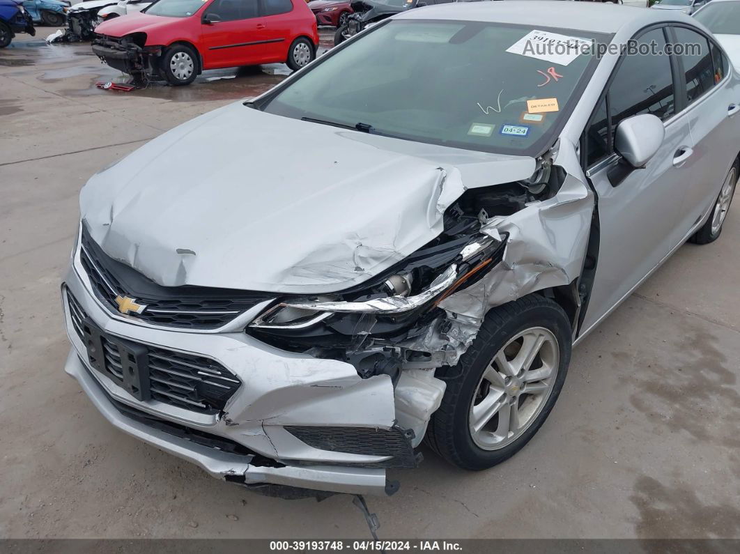 2018 Chevrolet Cruze Lt Auto Silver vin: 1G1BE5SM0J7161750