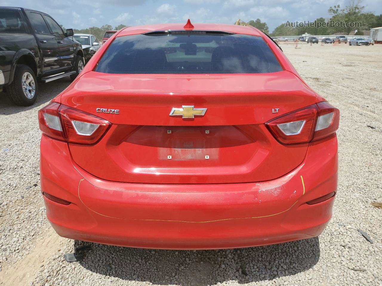 2018 Chevrolet Cruze Lt Red vin: 1G1BE5SM0J7166172