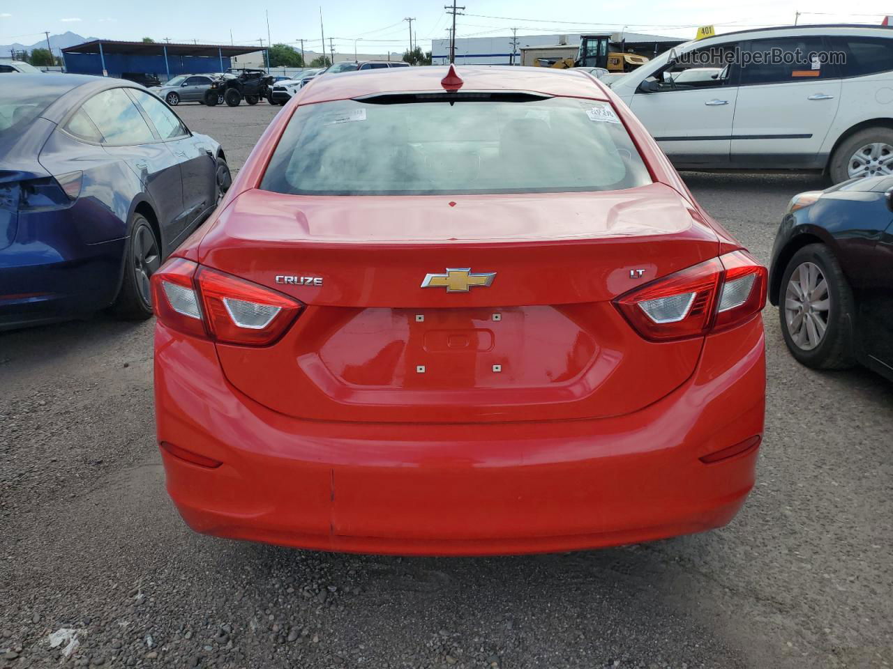 2018 Chevrolet Cruze Lt Red vin: 1G1BE5SM0J7177334