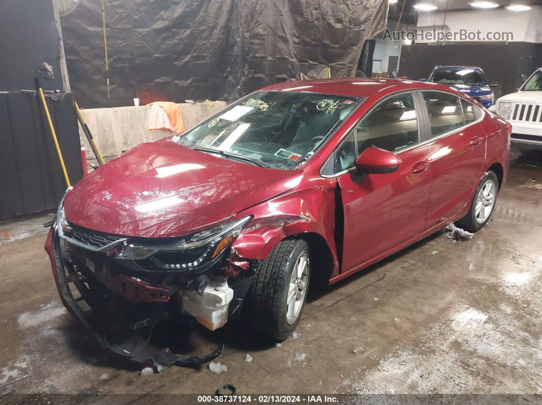 2018 Chevrolet Cruze Lt Auto Red vin: 1G1BE5SM0J7193100