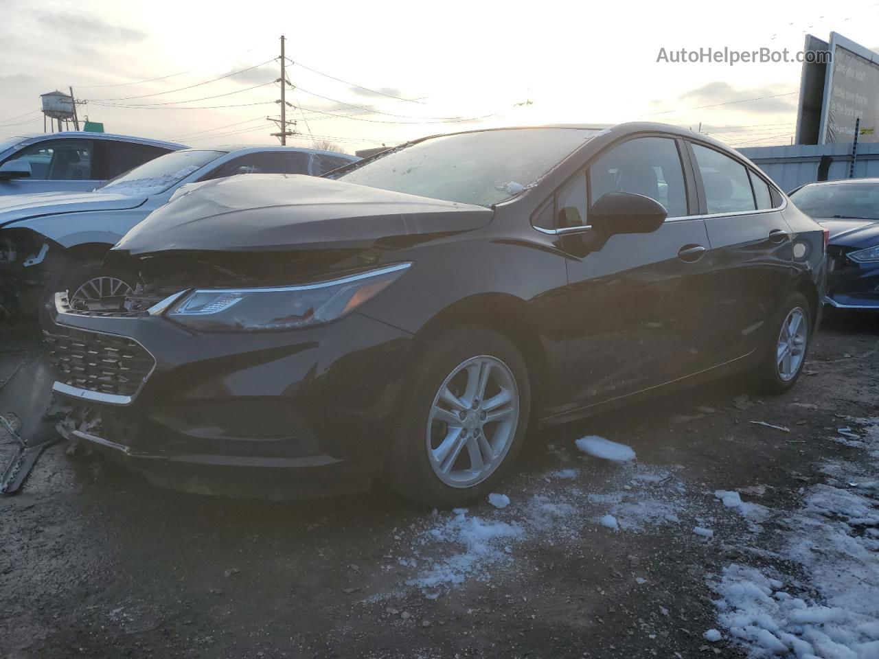 2018 Chevrolet Cruze Lt Черный vin: 1G1BE5SM0J7200076