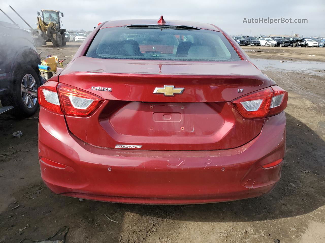 2018 Chevrolet Cruze Lt Red vin: 1G1BE5SM0J7217833