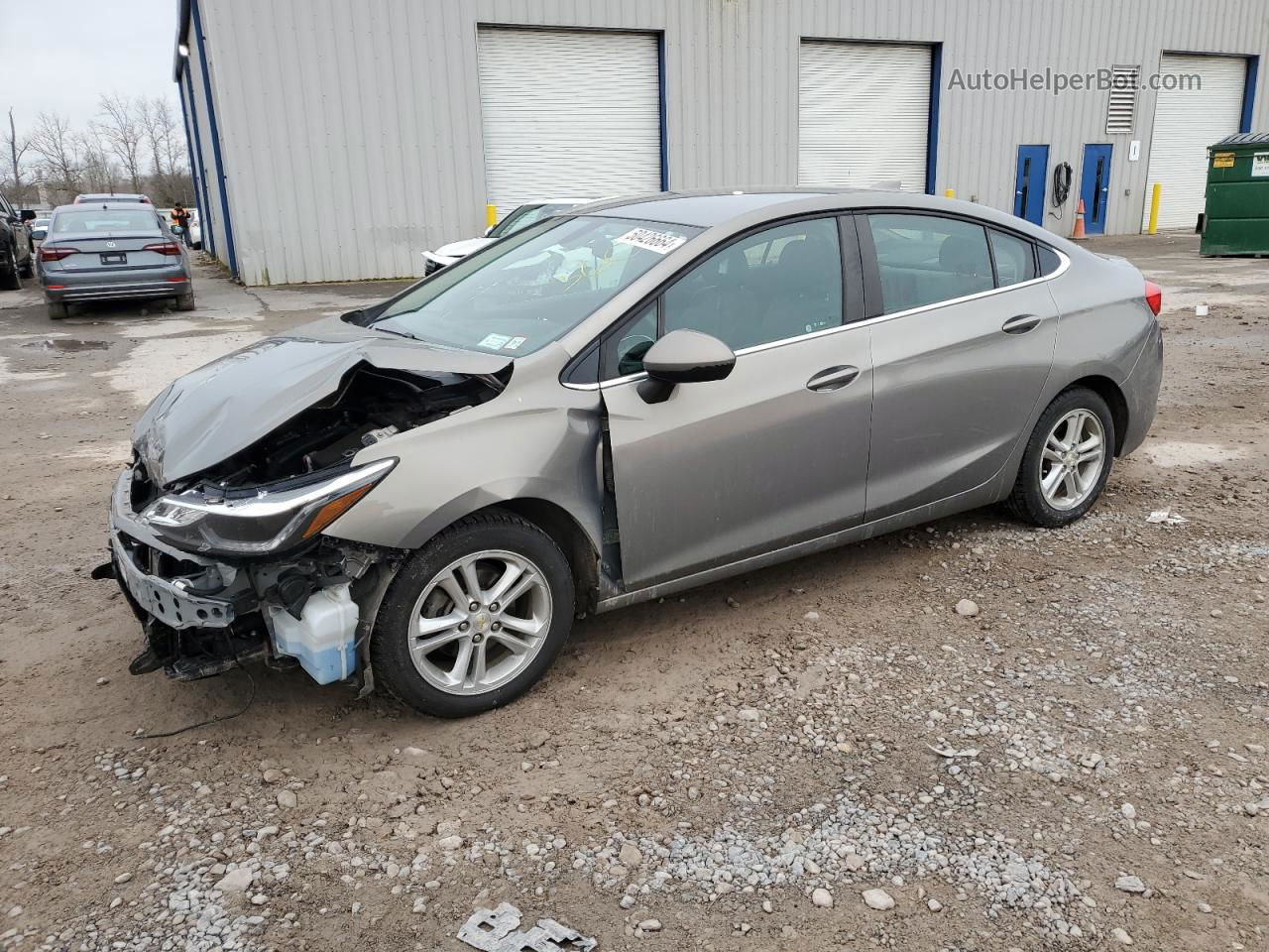 2018 Chevrolet Cruze Lt Gray vin: 1G1BE5SM0J7234874