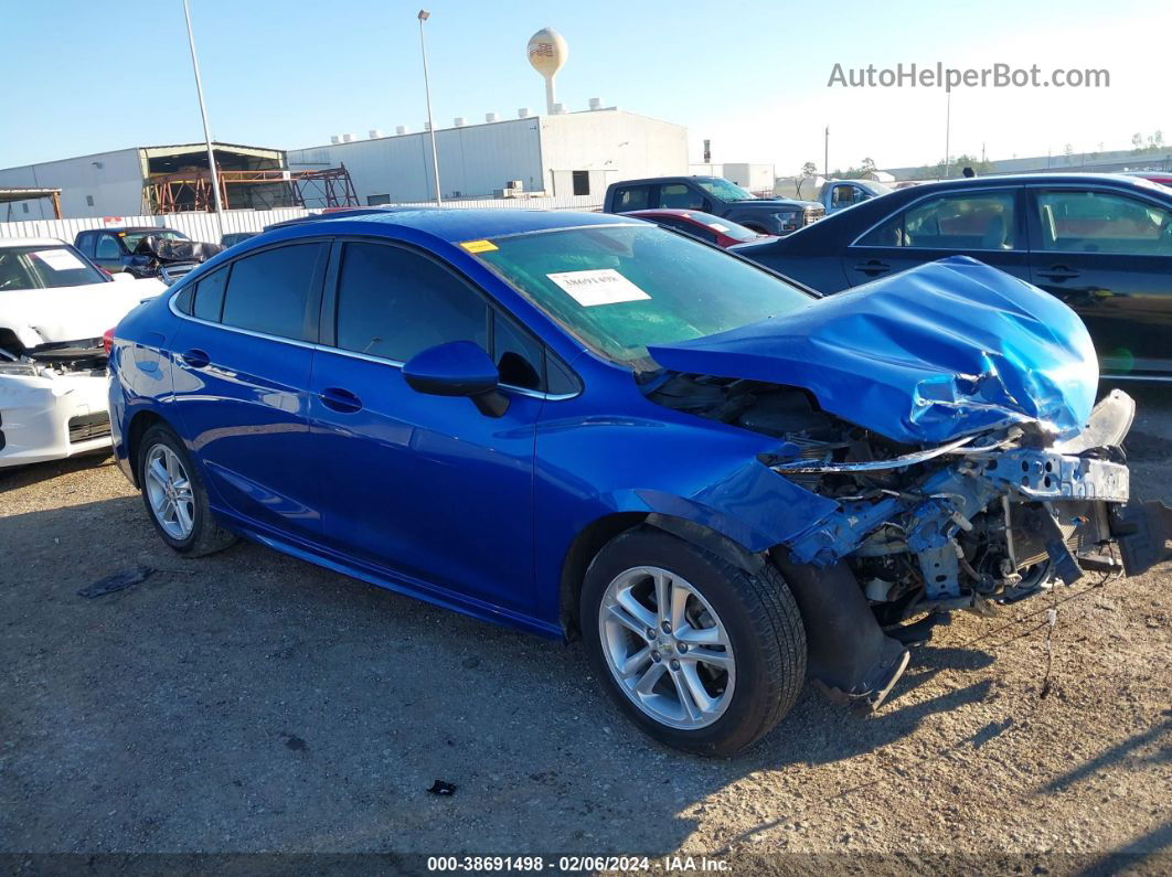 2016 Chevrolet Cruze Lt Auto Blue vin: 1G1BE5SM1G7286104