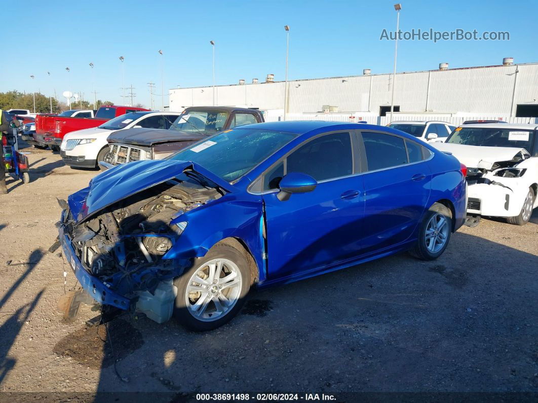 2016 Chevrolet Cruze Lt Auto Blue vin: 1G1BE5SM1G7286104