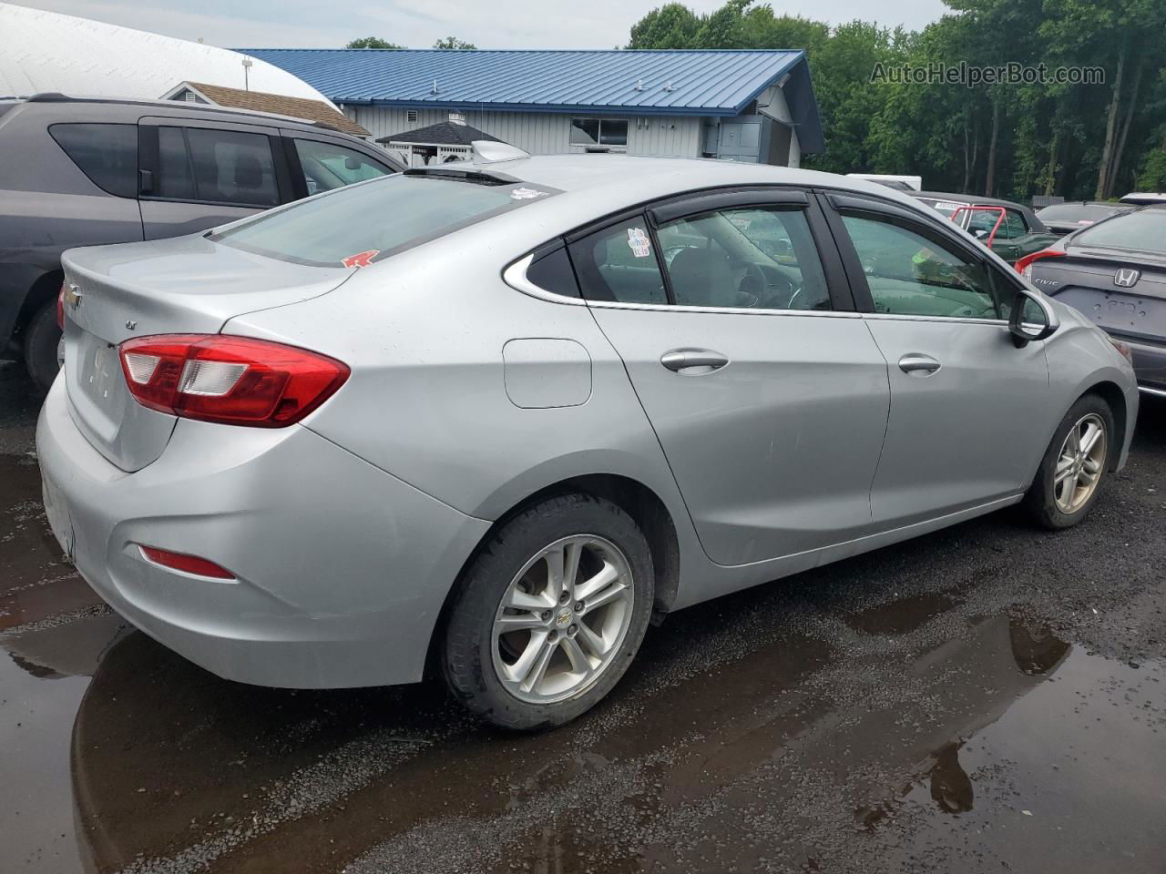 2016 Chevrolet Cruze Lt Silver vin: 1G1BE5SM1G7300776