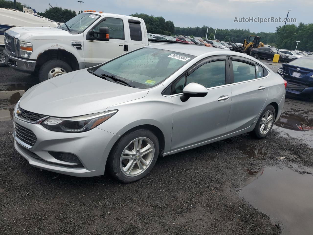 2016 Chevrolet Cruze Lt Silver vin: 1G1BE5SM1G7300776