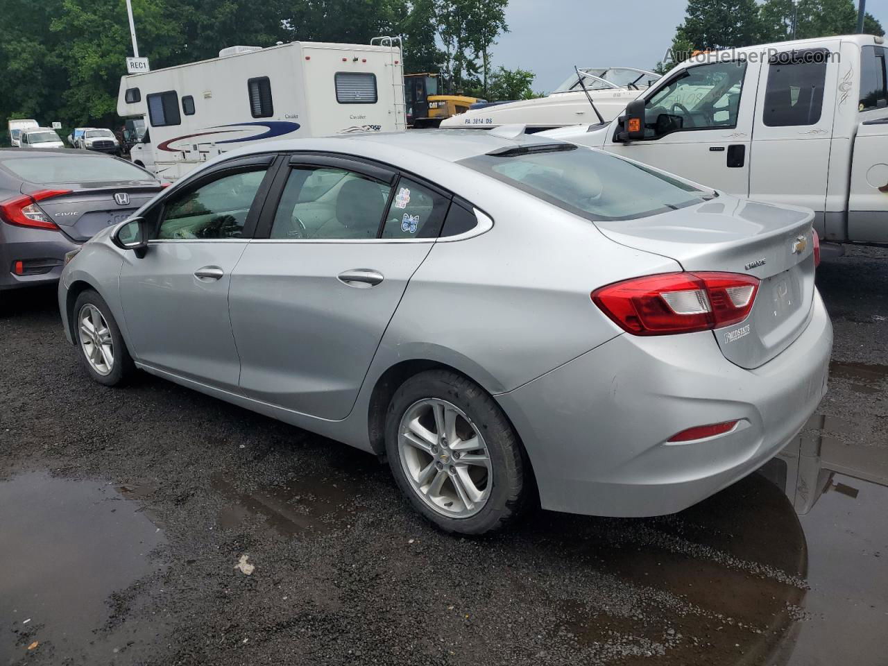 2016 Chevrolet Cruze Lt Silver vin: 1G1BE5SM1G7300776