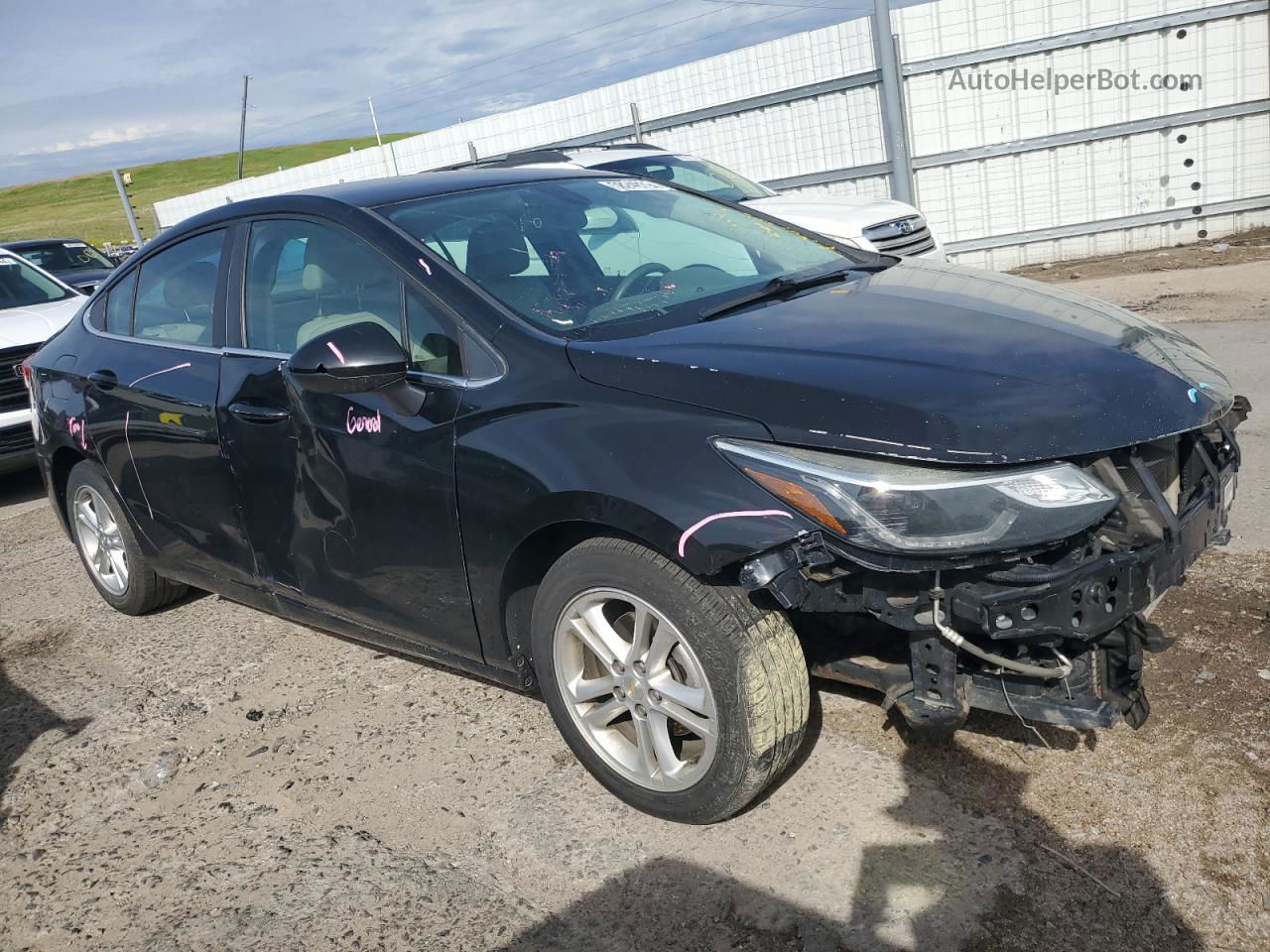 2016 Chevrolet Cruze Lt Black vin: 1G1BE5SM1G7307520