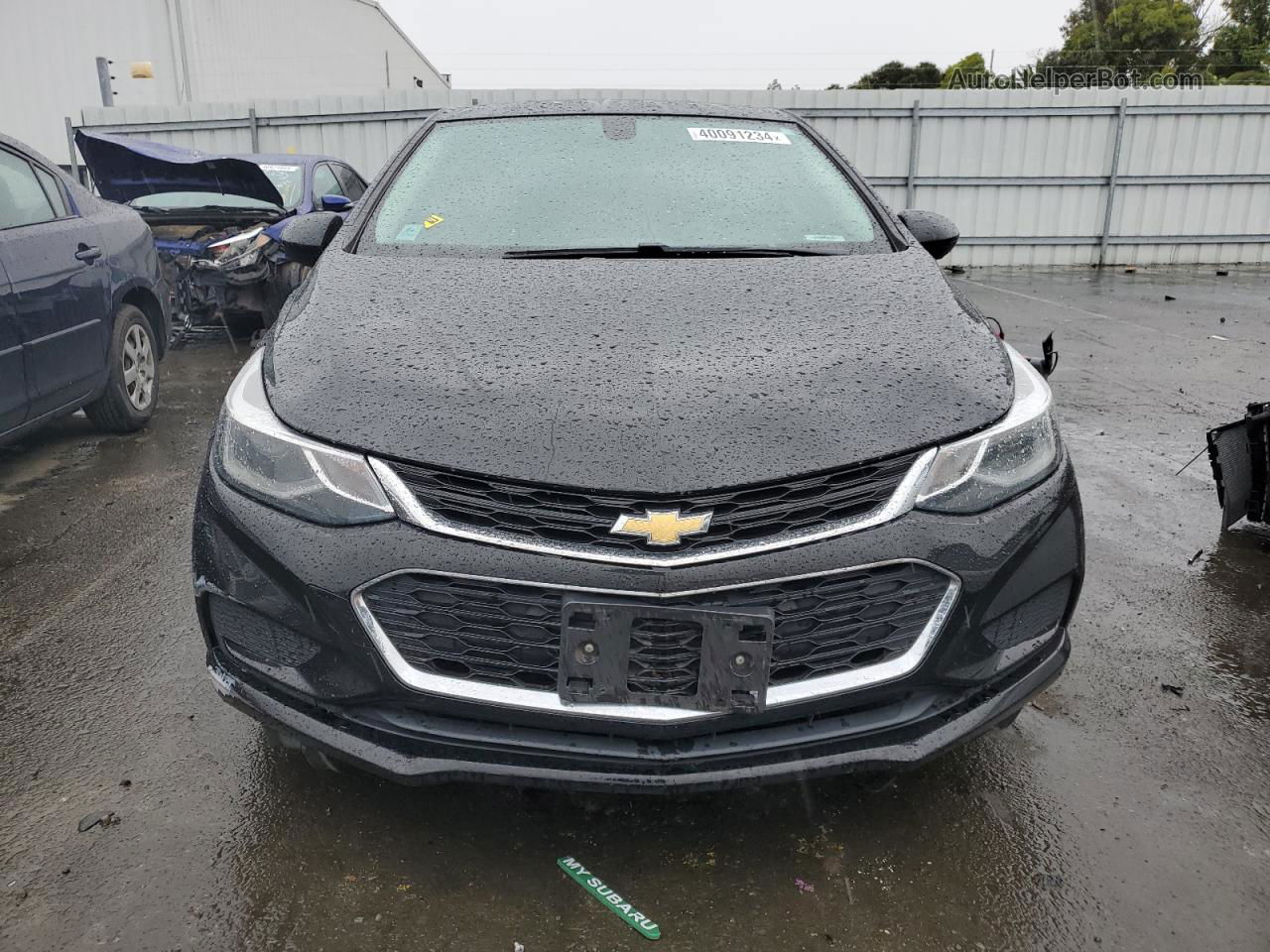 2016 Chevrolet Cruze Lt Black vin: 1G1BE5SM1G7319943