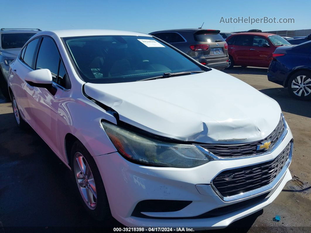 2016 Chevrolet Cruze Lt Auto White vin: 1G1BE5SM1G7323510