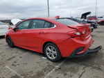 2016 Chevrolet Cruze Lt Red vin: 1G1BE5SM1G7326276