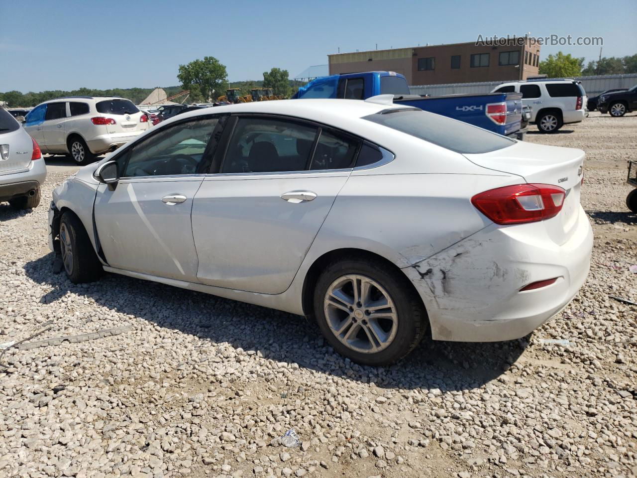 2017 Chevrolet Cruze Lt White vin: 1G1BE5SM1H7155000