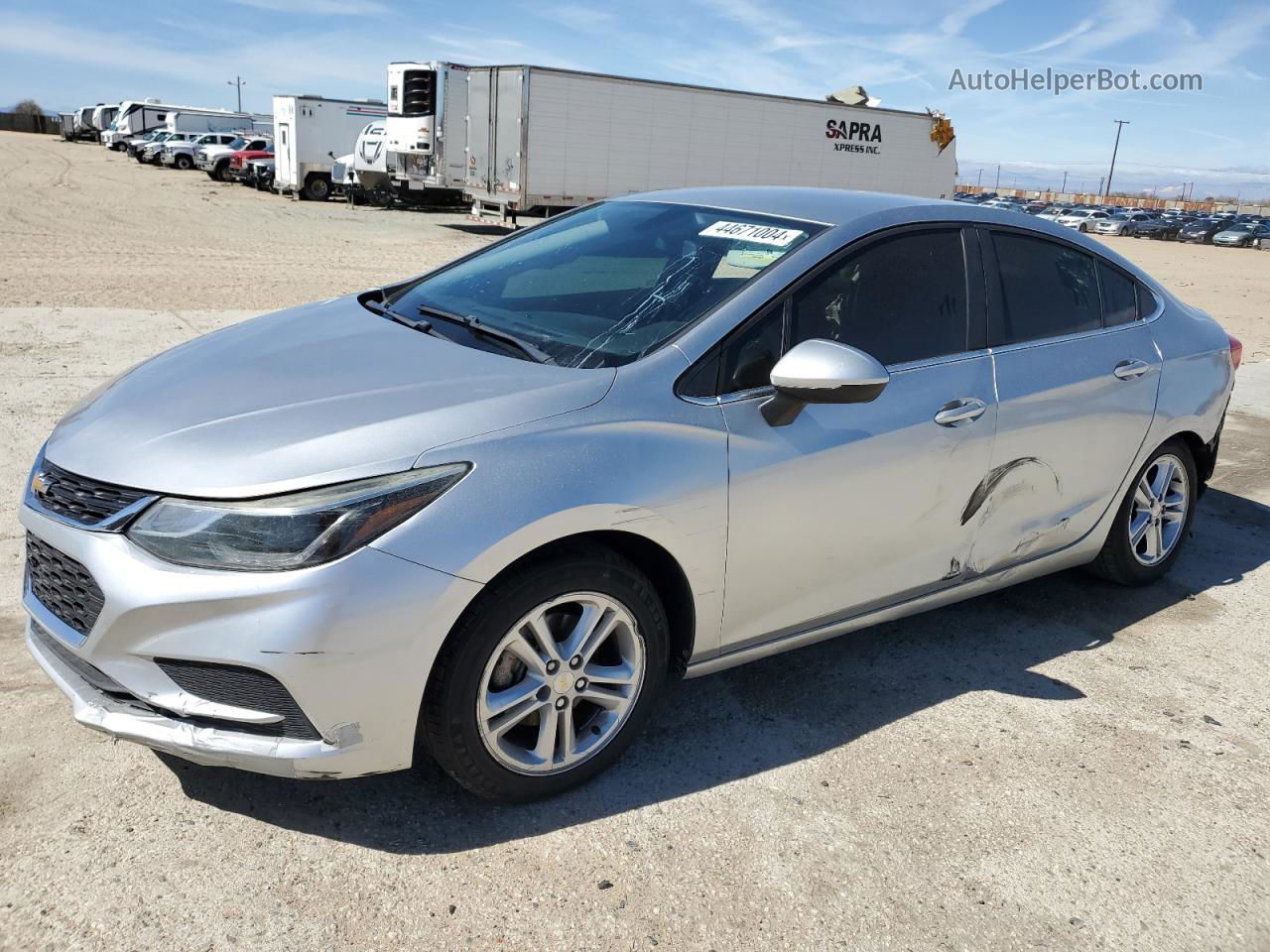 2017 Chevrolet Cruze Lt Silver vin: 1G1BE5SM1H7157717