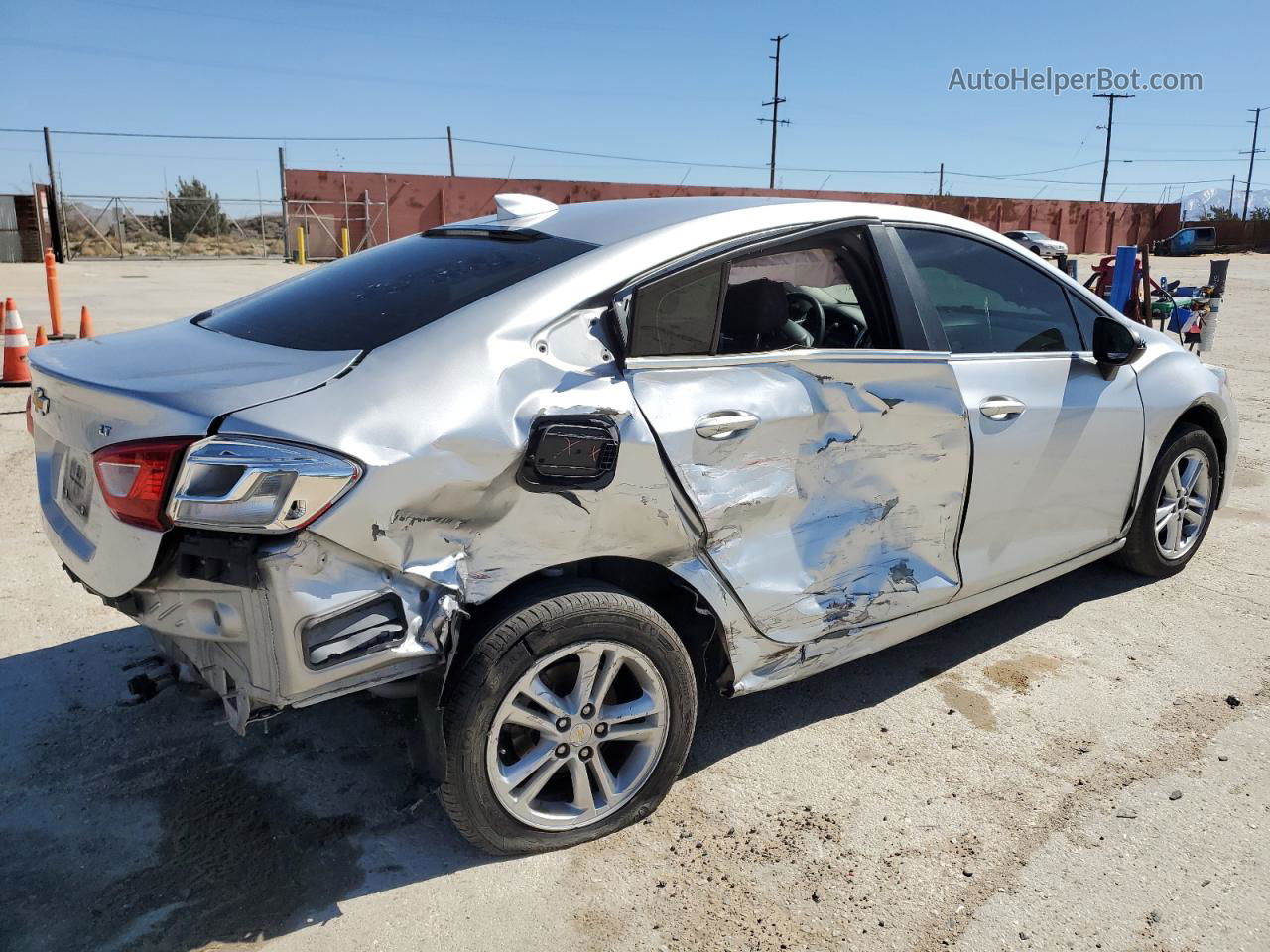 2017 Chevrolet Cruze Lt Серебряный vin: 1G1BE5SM1H7157717