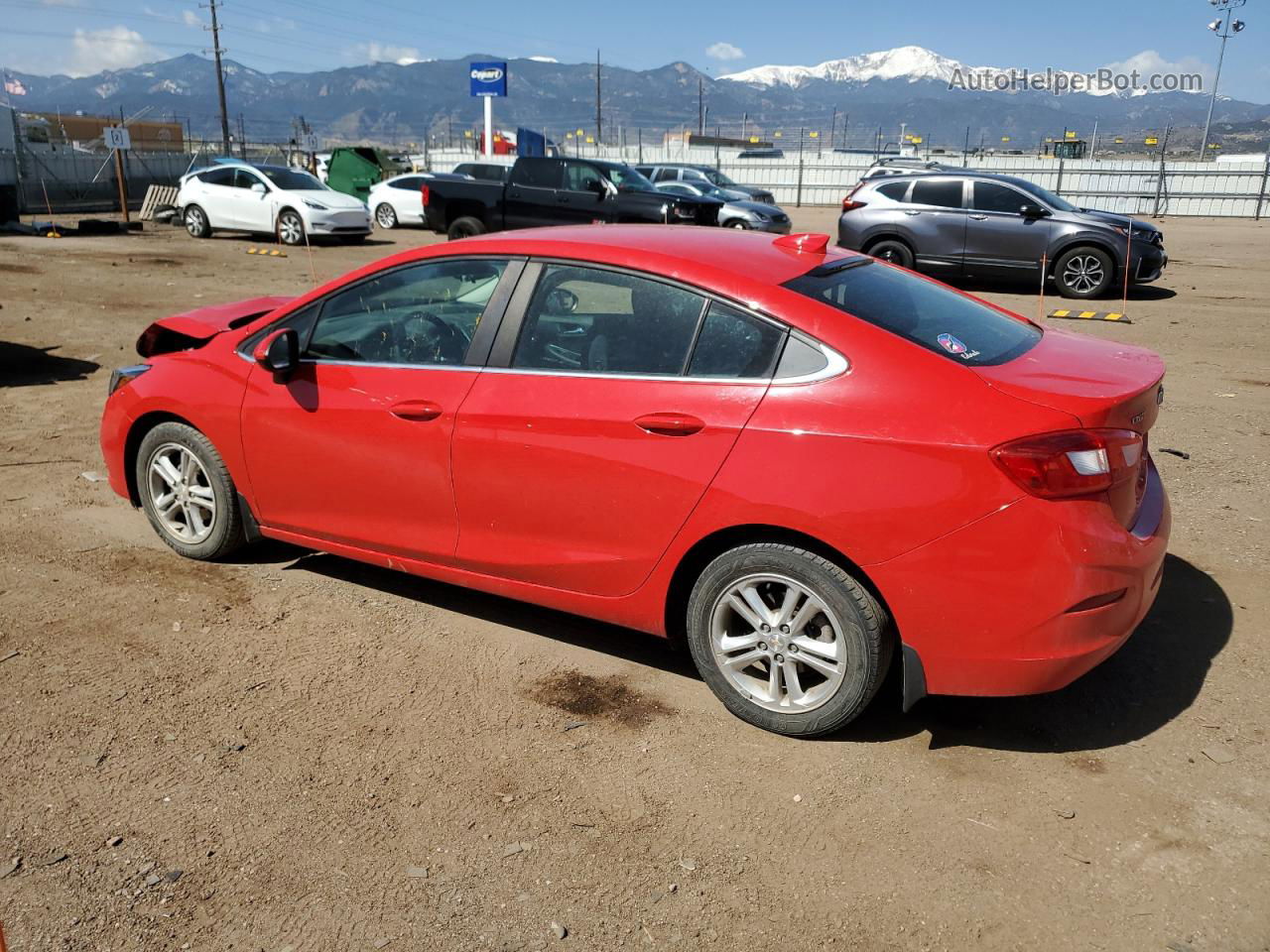 2017 Chevrolet Cruze Lt Red vin: 1G1BE5SM1H7160763