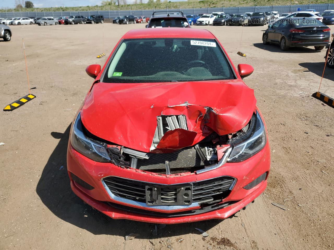 2017 Chevrolet Cruze Lt Red vin: 1G1BE5SM1H7160763