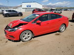 2017 Chevrolet Cruze Lt Red vin: 1G1BE5SM1H7160763