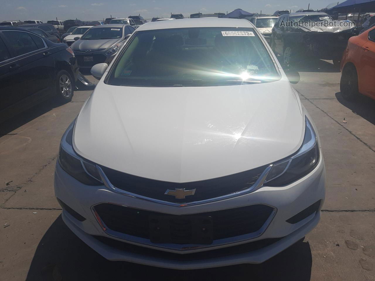 2017 Chevrolet Cruze Lt Белый vin: 1G1BE5SM1H7166336