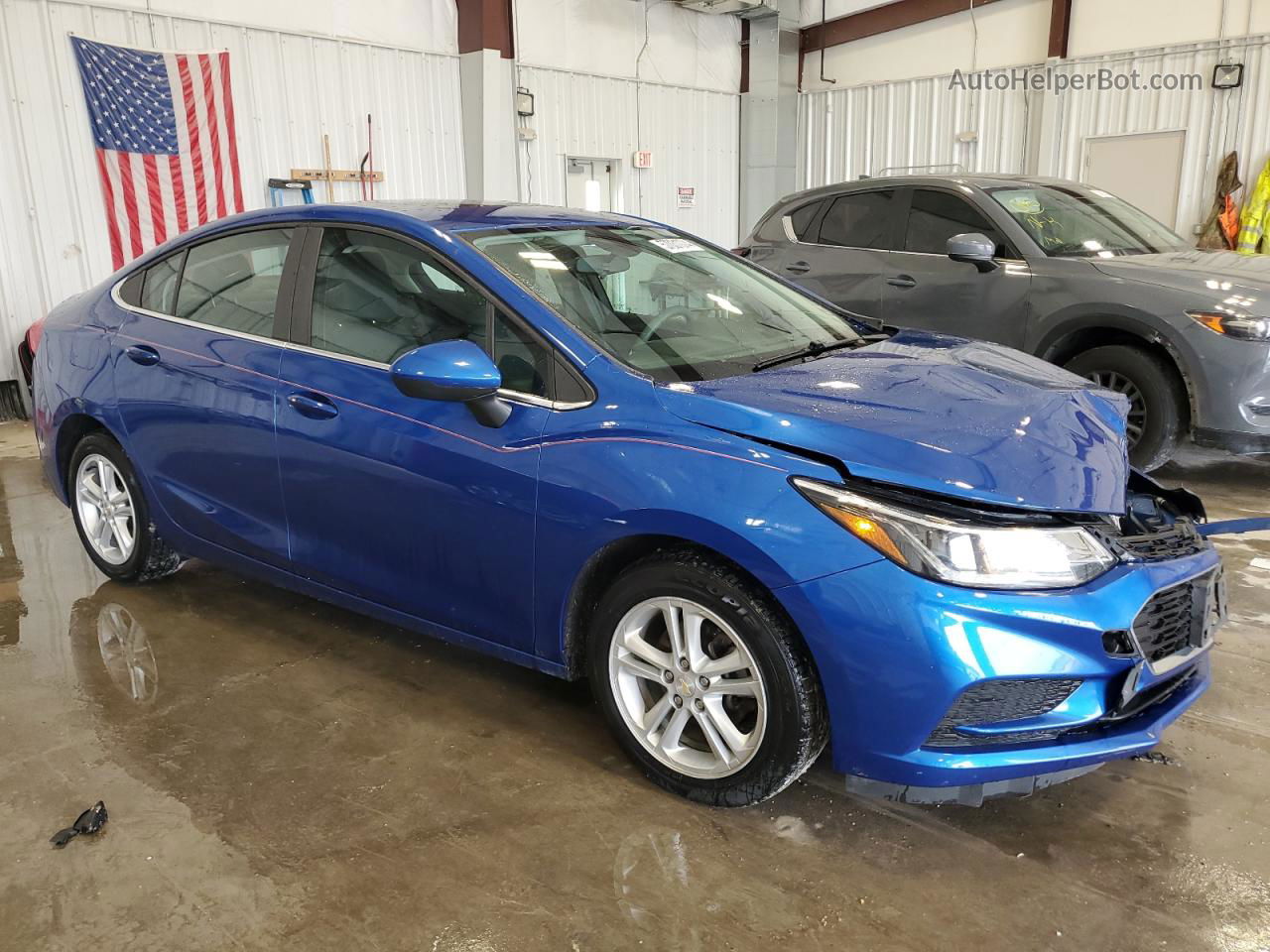 2017 Chevrolet Cruze Lt Blue vin: 1G1BE5SM1H7170998