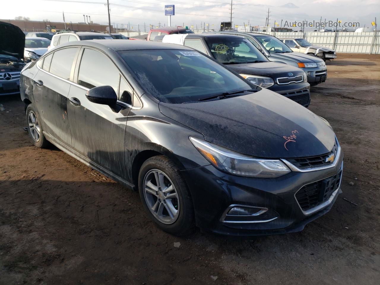 2017 Chevrolet Cruze Lt Black vin: 1G1BE5SM1H7174968