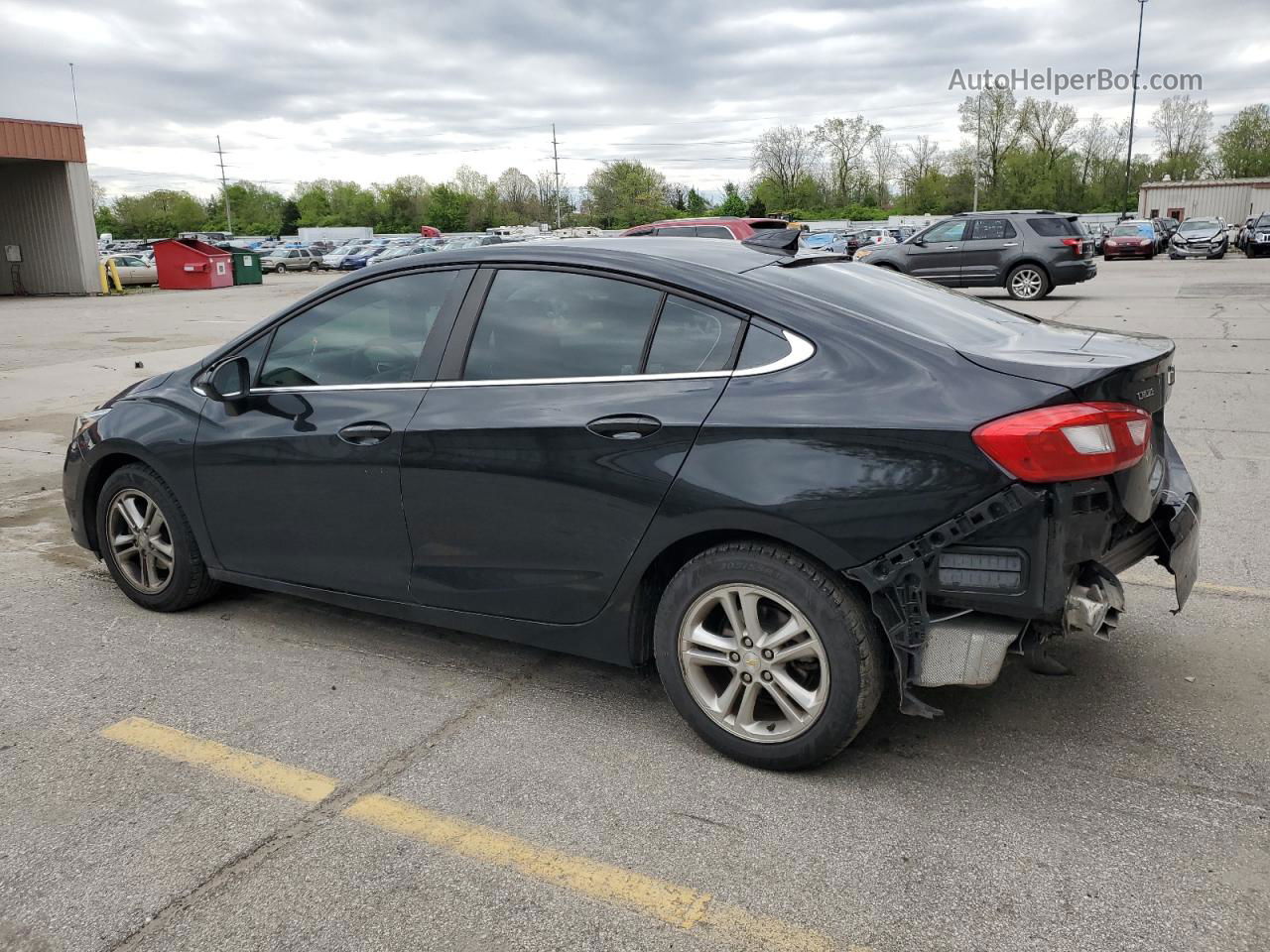 2017 Chevrolet Cruze Lt Черный vin: 1G1BE5SM1H7201652