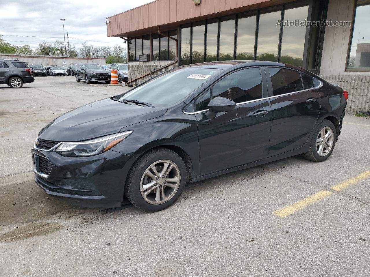 2017 Chevrolet Cruze Lt Черный vin: 1G1BE5SM1H7201652