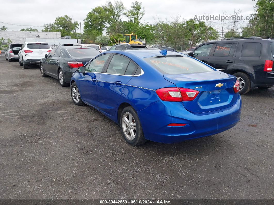 2017 Chevrolet Cruze Lt Auto Blue vin: 1G1BE5SM1H7201845