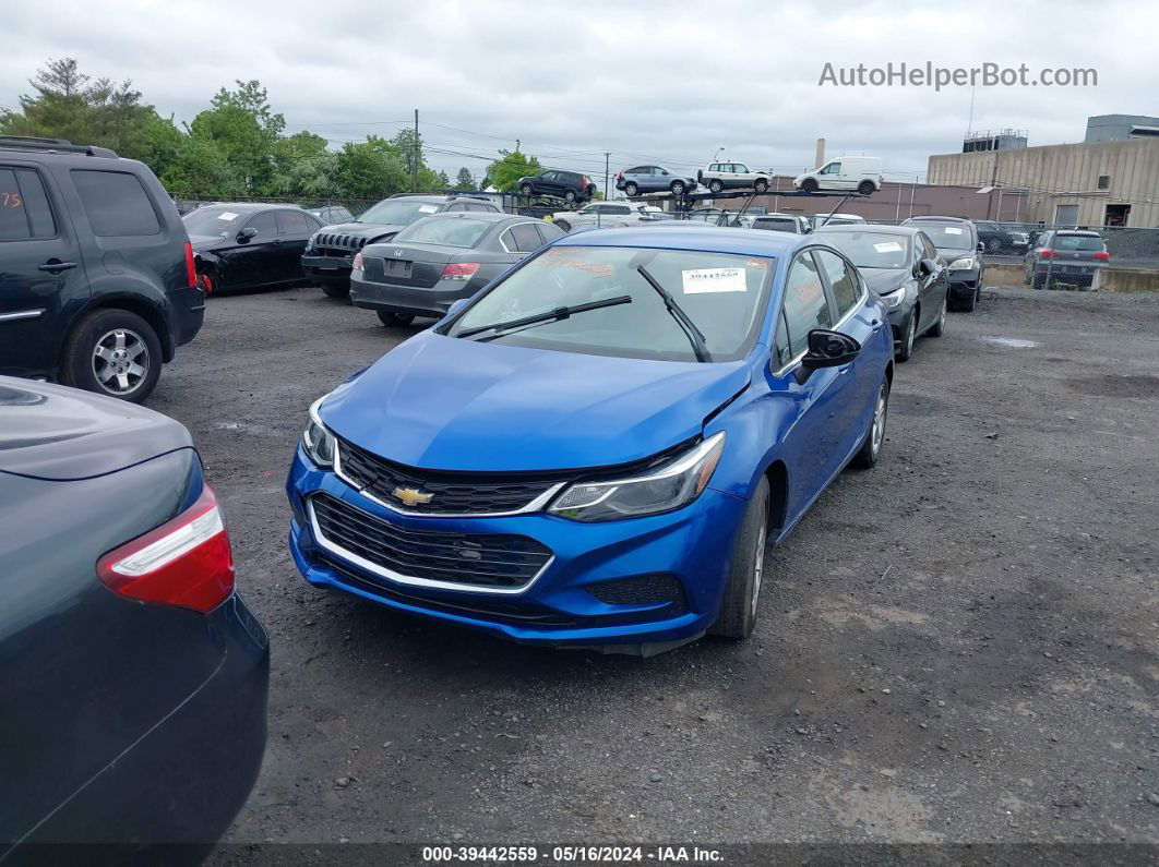 2017 Chevrolet Cruze Lt Auto Blue vin: 1G1BE5SM1H7201845