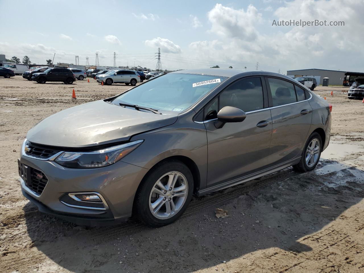 2017 Chevrolet Cruze Lt Gray vin: 1G1BE5SM1H7234117