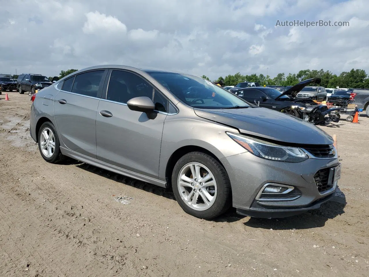 2017 Chevrolet Cruze Lt Серый vin: 1G1BE5SM1H7234117