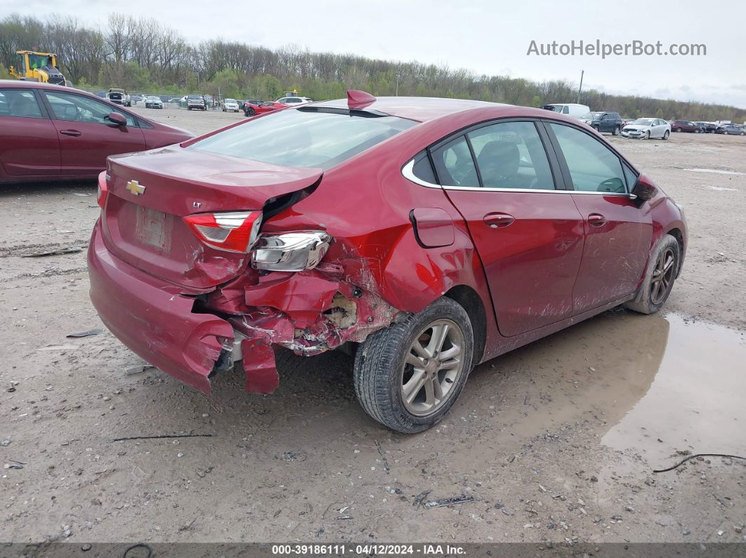 2017 Chevrolet Cruze Lt Auto Red vin: 1G1BE5SM1H7243089