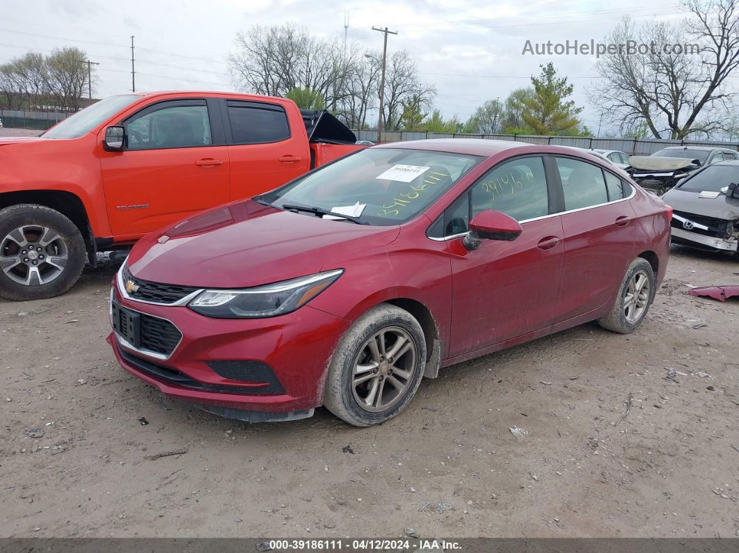 2017 Chevrolet Cruze Lt Auto Red vin: 1G1BE5SM1H7243089