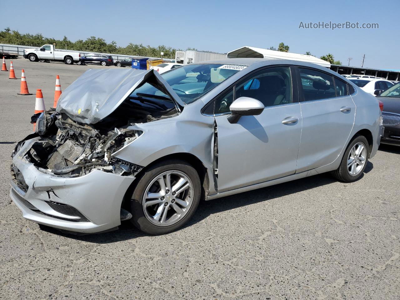 2017 Chevrolet Cruze Lt Silver vin: 1G1BE5SM1H7249846